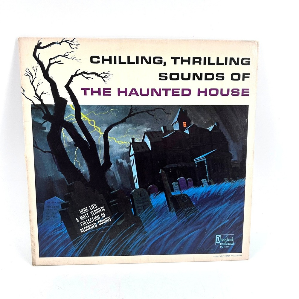 Disneyland Chilling Thrilling Sounds of the Haunted House Vinyl LP DQ-1257 1964